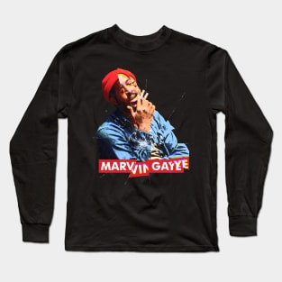 ART GLASS - MARVIN GAYE SMOKE Long Sleeve T-Shirt